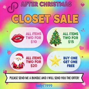 💋HUGE AFTER CHRISTMAS SALE💋